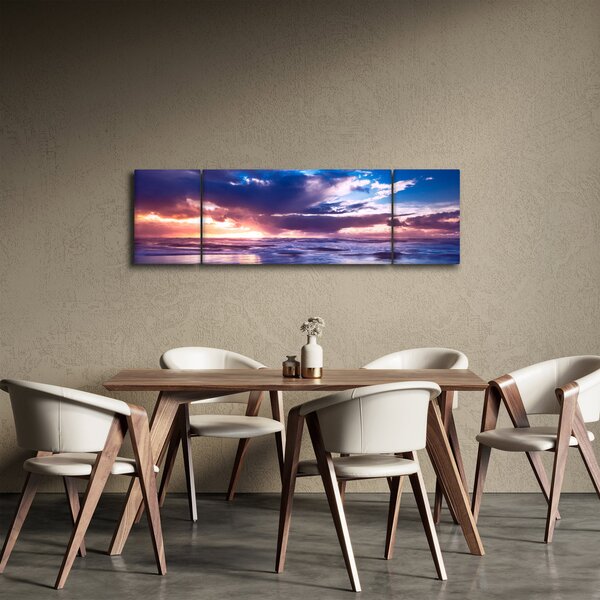 Obraz - Západ slunce u moře (170x50 cm)