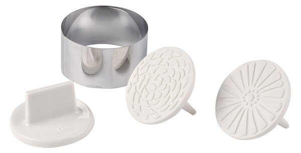 Villeroy&Boch VVilleroy & Boch Clever Baking – razítka a vykrajovátka na sušenky, sada 4 ks