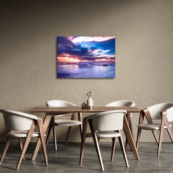 Obraz - Západ slunce u moře (70x50 cm)