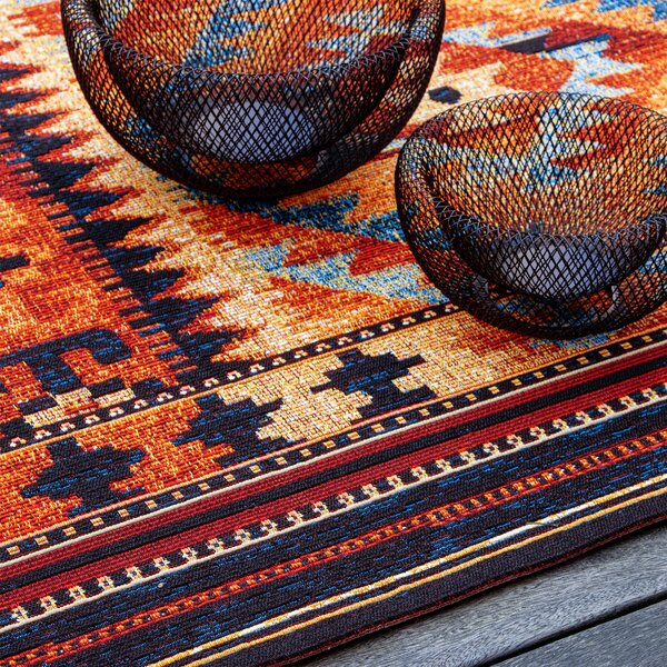 VENKOVNÍ KOBEREC, 80/150 cm, vícebarevná, červená Obsession - Venkovní koberce & dlaždice