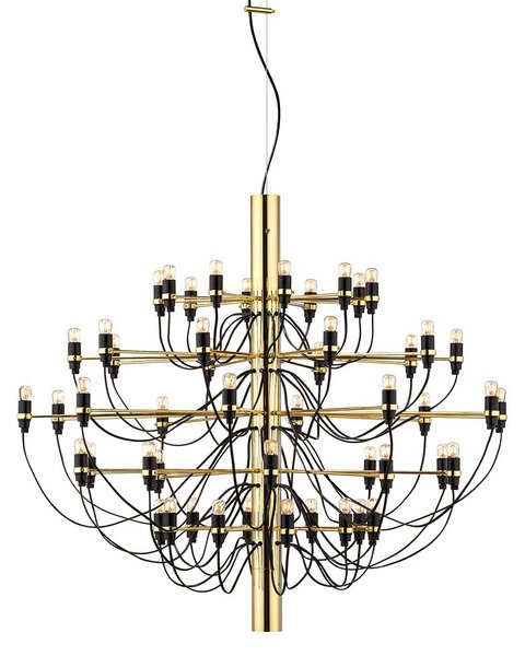 Flos 2097 E14 závěsný lustr 50ČiréMosaz