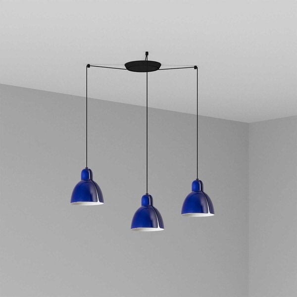 Faro Venice E27 závěsné keramické svítidlo Modrá160mm3