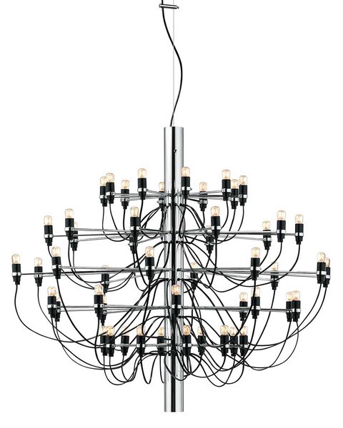 Flos 2097 E14 závěsný lustr 50ČiréChromová