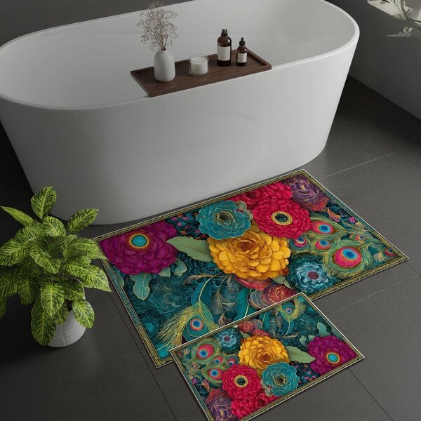 Koupelnové předložky v sadě 2 ks 60x100 cm – Foutastic