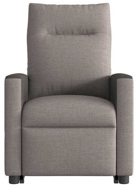 Zvedací polohovací křeslo taupe textil 3324057