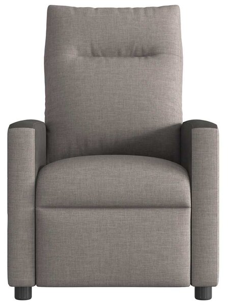 Elektrické masážní polohovací křeslo taupe textil 3324050