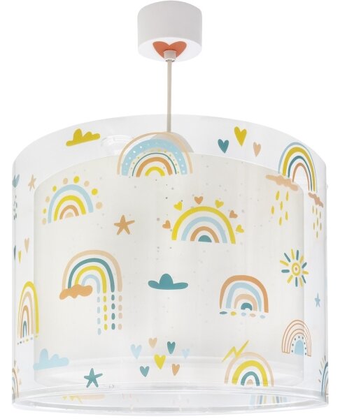Dalber 41192 - Dětský lustr RAINBOW 1xE27/15W/230V pestrobarevná