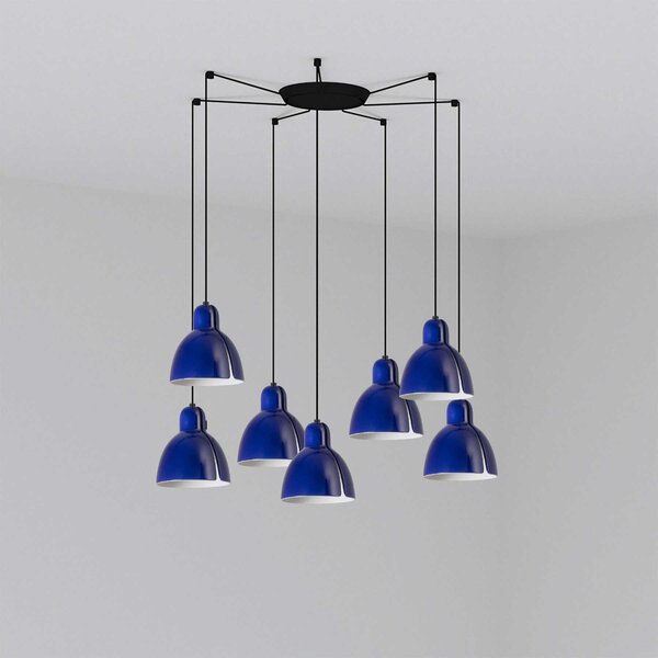 Faro Venice E27 závěsné keramické svítidlo Modrá160mm7