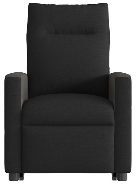 Zvedací polohovací křeslo černé textil 3324054