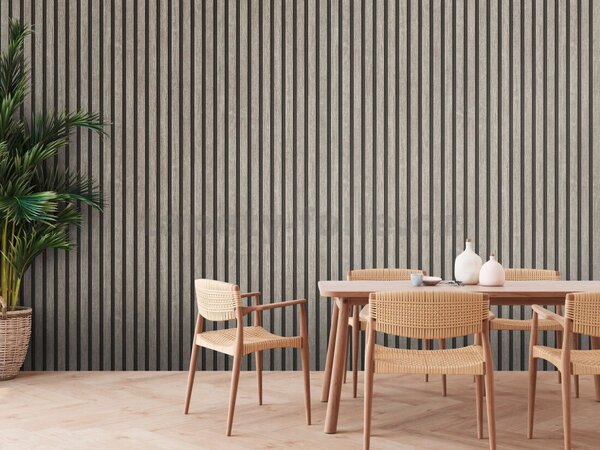 Vliesové tapety na zeď 39109-2, rozměr 10,05 m x 0,53 m, dekorační stěnové panely dub šedý, A.S.Création