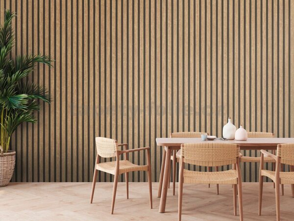 Vliesové tapety na zeď 39109-1, rozměr 10,05 m x 0,53 m, dekorační stěnové panely dub přírodní, A.S.Création