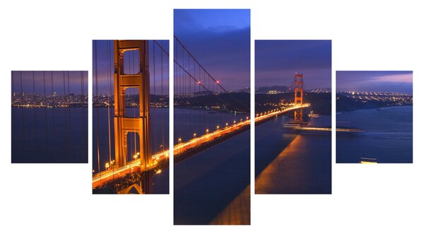 Obraz - Golden Gate Bridge (125x70 cm)