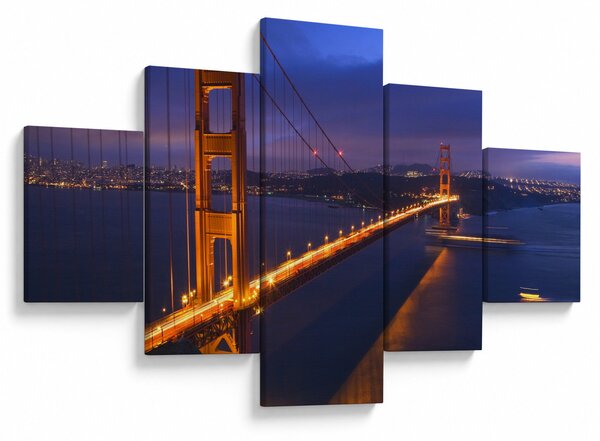 Obraz - Golden Gate Bridge (125x70 cm)