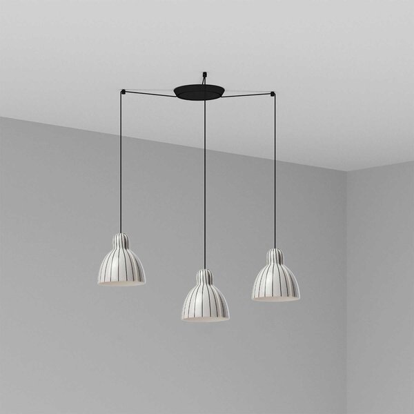 Faro Venice E27 závěsné keramické svítidlo Pruhovaná160mm3