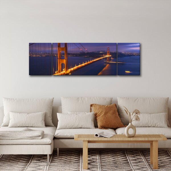 Obraz - Golden Gate Bridge (170x50 cm)