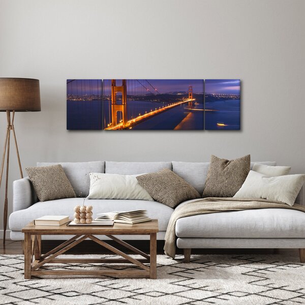 Obraz - Golden Gate Bridge (170x50 cm)