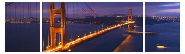 Obraz - Golden Gate Bridge (170x50 cm)