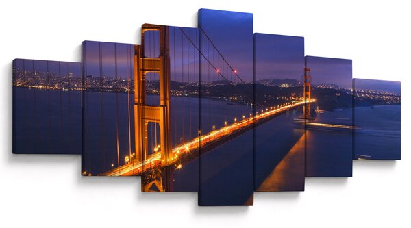 Obraz - Golden Gate Bridge (210x100 cm)