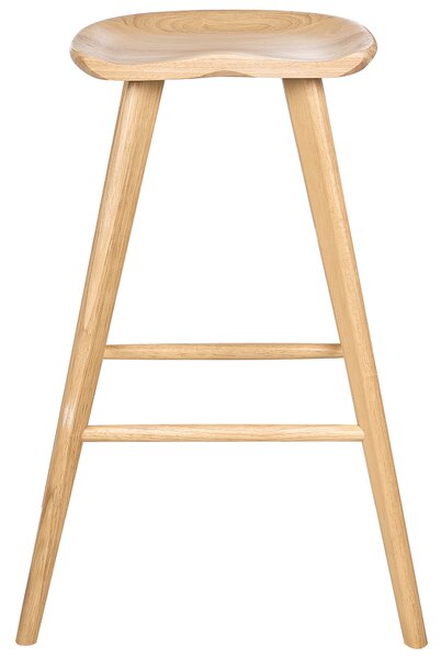 Sada 2 barových stoliček CANDO Světle hnědá