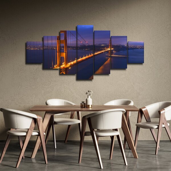 Obraz - Golden Gate Bridge (210x100 cm)