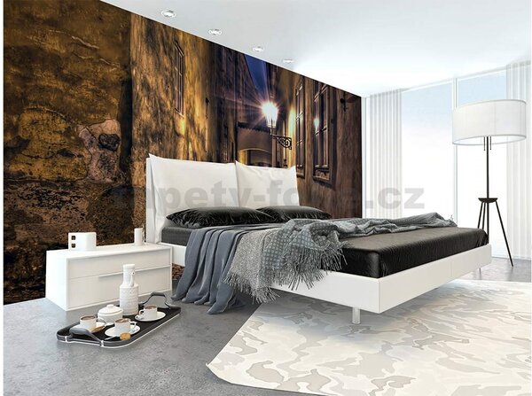 Vliesové fototapety, rozměr 375 cm x 250 cm, temná ulička, DIMEX MS-5-0043