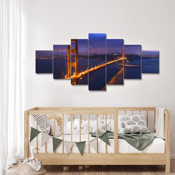 Obraz - Golden Gate Bridge (210x100 cm)