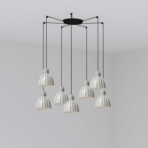 Faro Venice E27 závěsné keramické svítidlo Pruhovaná160mm7