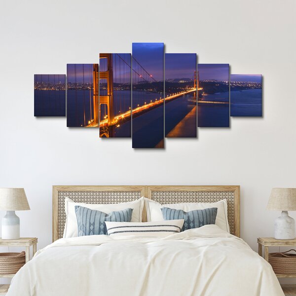 Obraz - Golden Gate Bridge (210x100 cm)