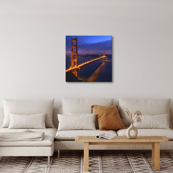 Obraz - Golden Gate Bridge (30x30 cm)