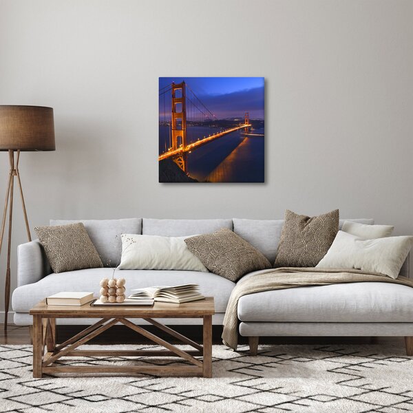 Obraz - Golden Gate Bridge (30x30 cm)