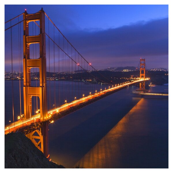 Obraz - Golden Gate Bridge (30x30 cm)