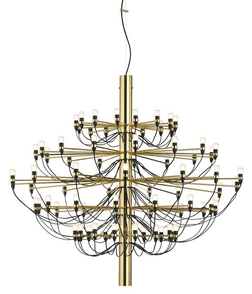 Flos 2097 E14 závěsný lustr 75MatnéMosaz