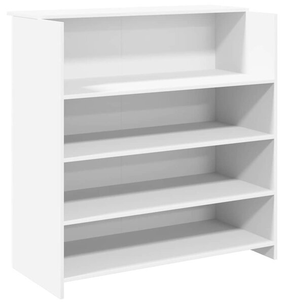 Recepční stůl bílý 100 x 50 x 103,5 cm, z umělého dřeva 3324160