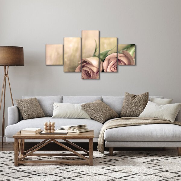 Obraz - Jemné růže (125x70 cm)