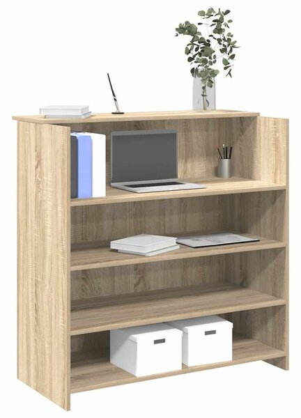 Recepční stůl dub sonoma 100x50x103,5 cm, konstrukční dřevo 3324162