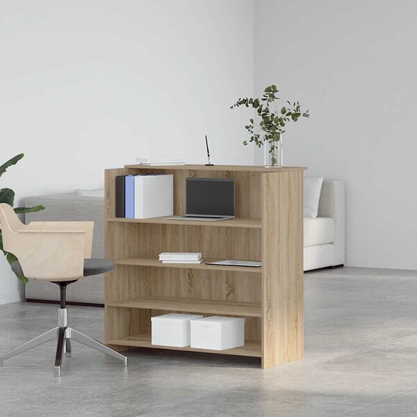 Recepční stůl dub sonoma 100x50x103,5 cm, konstrukční dřevo 3324162