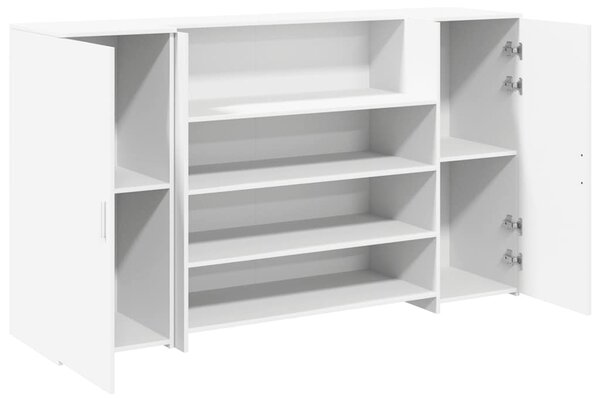 Recepční stůl bílý 180 x 50 x 103,5 cm, z umělého dřeva 3324169