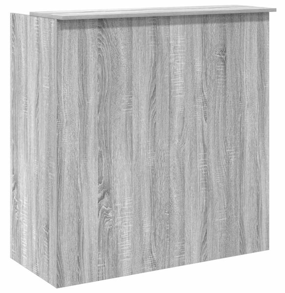 Recepční stůl šedý sonoma 100x50x103,5 cm kompozitní dřevo 3324165