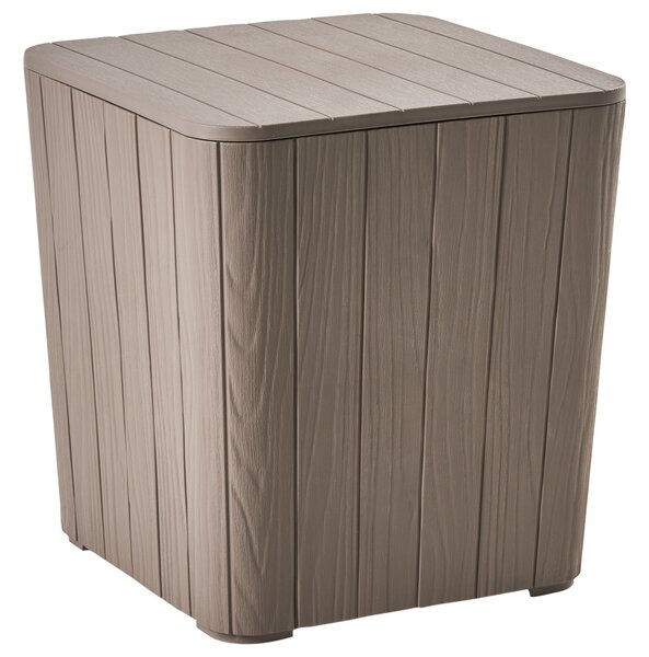 Úložný box SARANDI 40 cm 40 cm Taupe