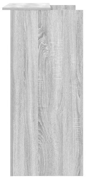 Recepční stůl šedý sonoma 100x50x103,5 cm kompozitní dřevo 3324165