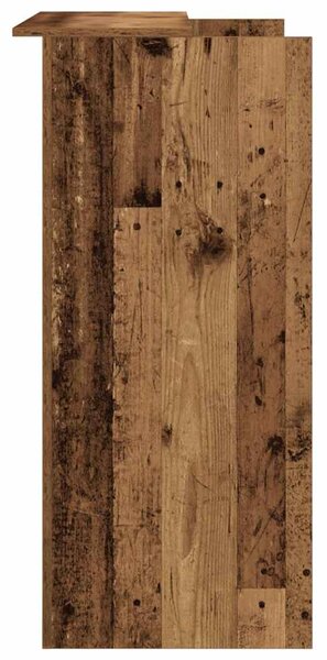 Recepční stůl starého dřeva 100x50x103,5 cm kompozitní dřevo 3324167