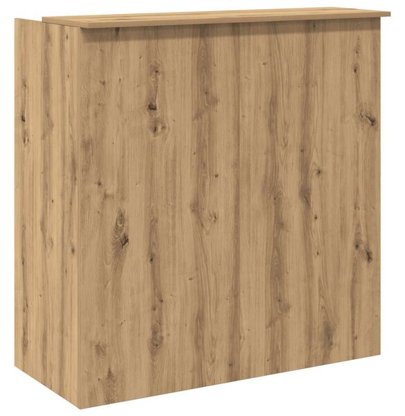 Recepční stůl dub artisan 100x50x103,5 cm kompozitní dřevo 3324168