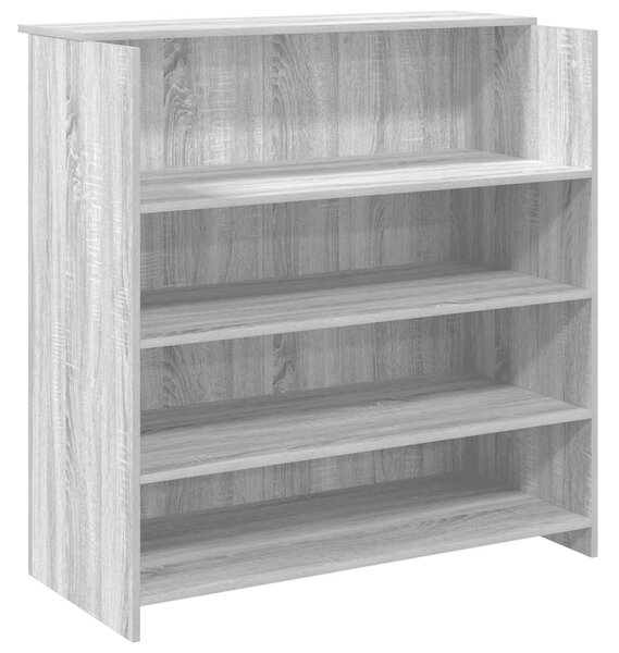 Recepční stůl šedý sonoma 100x50x103,5 cm kompozitní dřevo 3324165