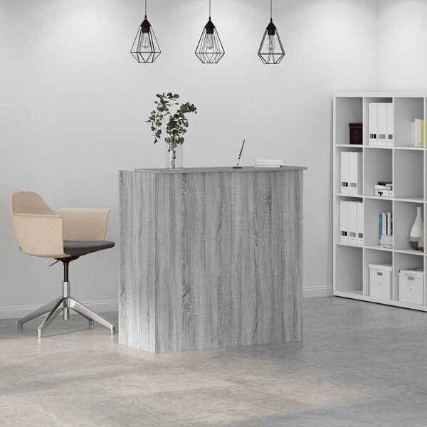 Recepční stůl šedý sonoma 100x50x103,5 cm kompozitní dřevo 3324165