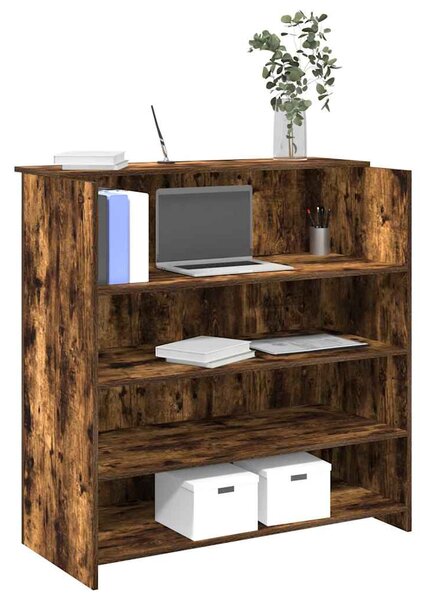 Recepční stůl kouřový dub 100x50x103,5 cm kompozitní dřevo 3324164