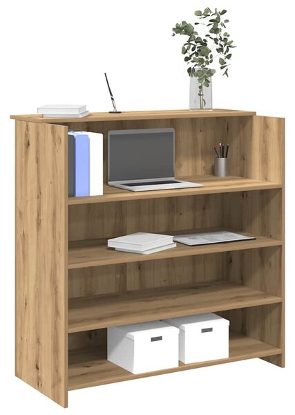 Recepční stůl dub artisan 100x50x103,5 cm kompozitní dřevo 3324168