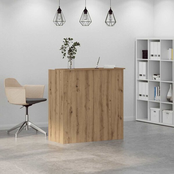 Recepční stůl dub artisan 100x50x103,5 cm kompozitní dřevo 3324168