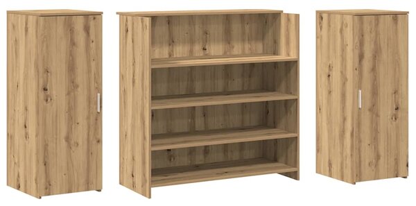 Recepční stůl dub artisan 180x50x103,5 cm kompozitní dřevo 3324177