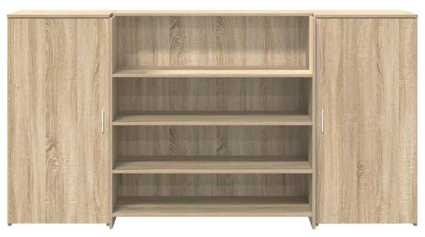 Recepční stůl dub sonoma 200x50x103,5 cm kompozitní dřevo 3324180