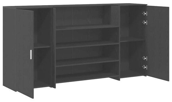 Recepční stůl černý dub 200 x 50 x 103,5 cm, konstrukční dřevo 3324179